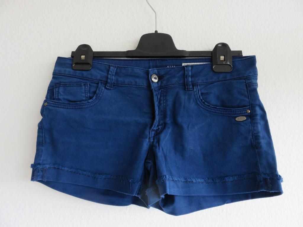 Esprit kobaltblauwe korte broek hotpants maat 38, Maat 38/40 (M), Kort, Blauw, Ophalen of Verzenden