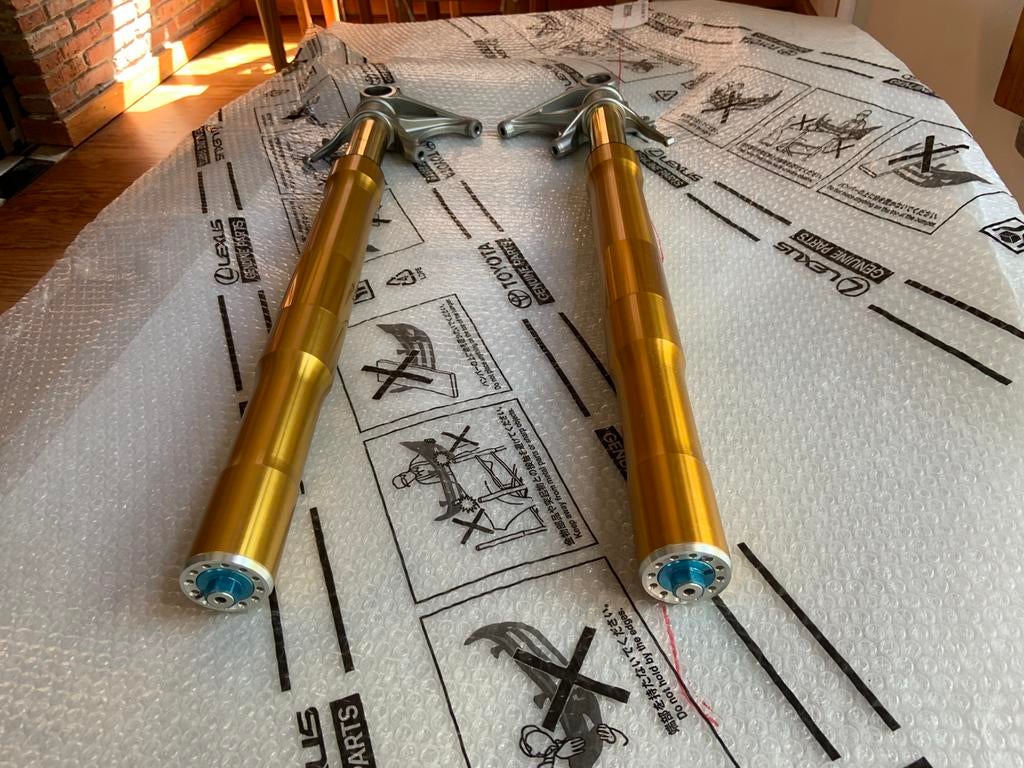 Ducati Panigale ohlins vork met manuele R cartridge 1299, Ophalen of Verzenden, Gereviseerd