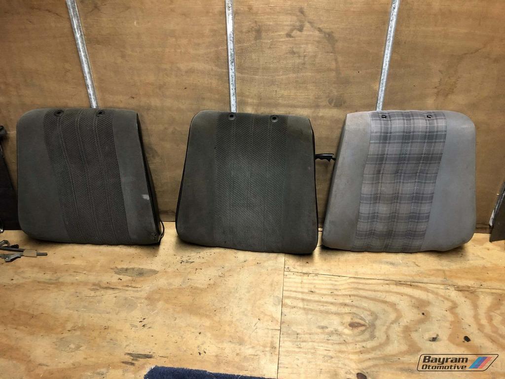 Bmw E30 stoel deel rug zitting grijs 318is karo 3-serie coup, Auto-onderdelen, Interieur en Bekleding, Gebruikt, -, -, Ophalen of Verzenden