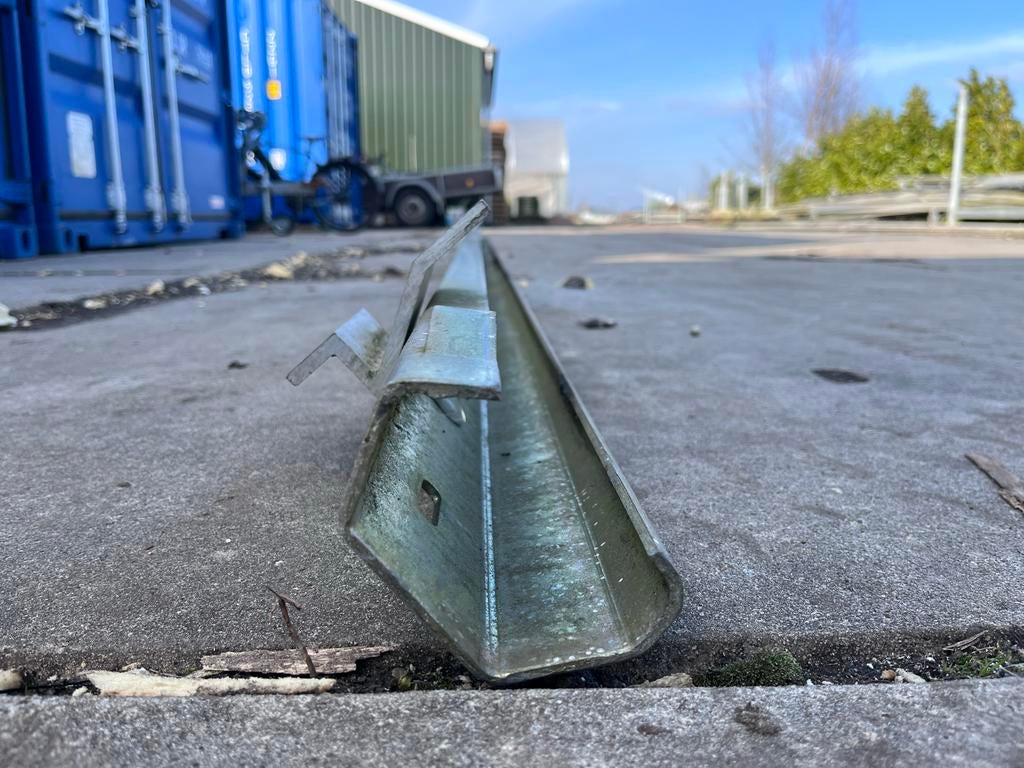 Hangrail Schuifdeursysteem 5,80m - Koelcel/Loodsdeur, Doe-het-zelf en Verbouw, Ophalen