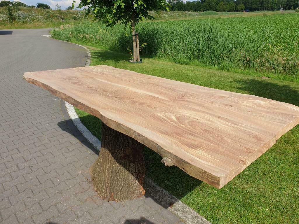 iepen hout boomstam tafel maatwerk 3, 5 en 7cm dik, Overige typen, Nieuw, Ophalen of Verzenden, 50 mm of meer