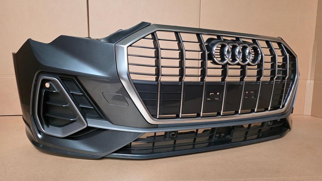 Voorbumper Audi Q3 83A F3 S-line SLINE  BUMPER LZ7S ORIGINEE, Gebruikt, -, Voor, Bumper