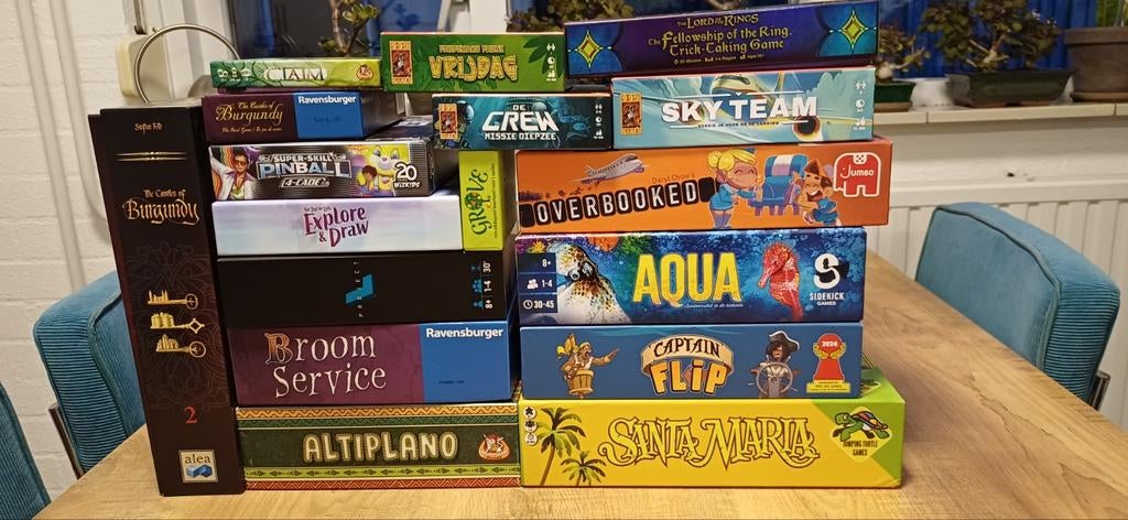 Diverse bordspellen, Ophalen, Zo goed als nieuw