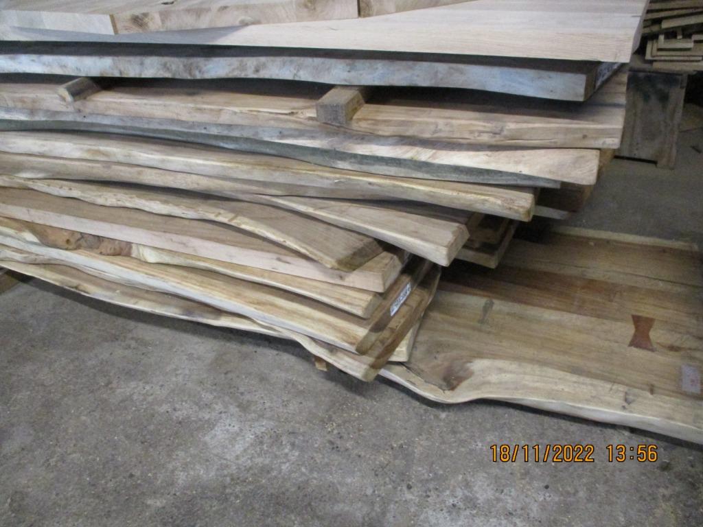 suar blad boomstamblad  vanaf €130.- zie foto 5 behandeld p/, Huis en Inrichting, Tafels | Eettafels, Ophalen, Nieuw, 200 cm of meer