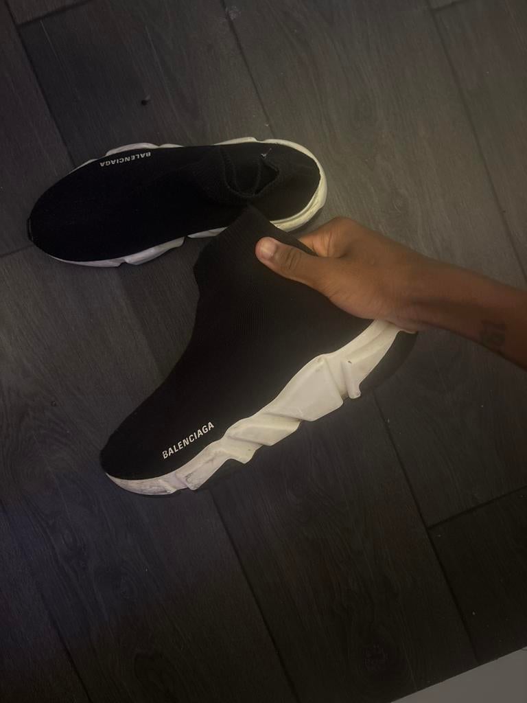 Balenciaga Sok Sneakers - Zwart, Kleding | Heren, Schoenen, Ophalen of Verzenden, Zo goed als nieuw, Zwart, Sneakers of Gympen
