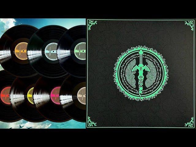 zelda tears of the kingdom - 7 lp vinyl soundtrack, Spelcomputers en Games, Games | Nintendo Switch, Zo goed als nieuw, Avontuur en Actie