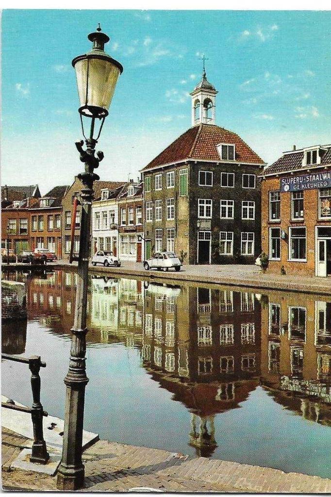 schiedam  lelijke eend slijperij kleijheeg  lantaarnpaal, Verzenden, 1960 tot 1980, Gelopen, Voertuig