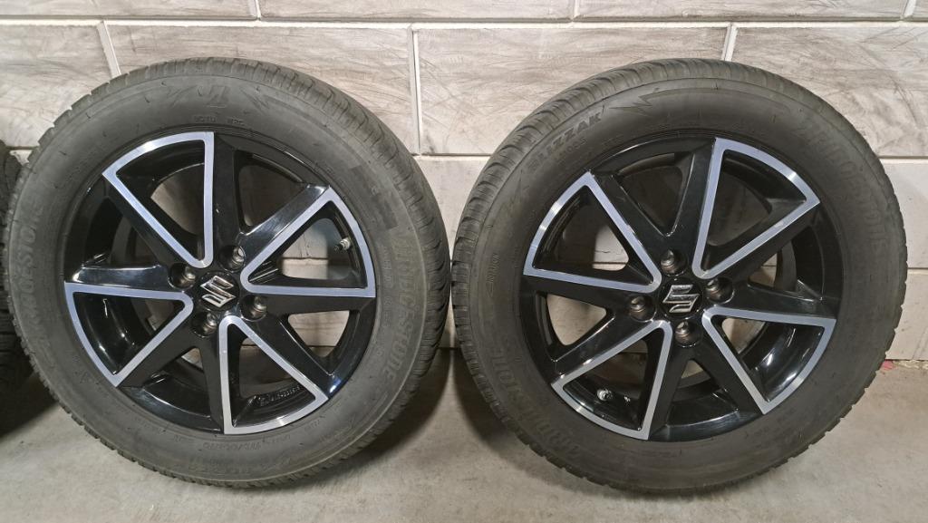 Bi-color velgen Swift Baleno Ignis Splash Yaris IQ 175/65/15, Gebruikt, 15 inch, 175 mm, Banden en Velgen