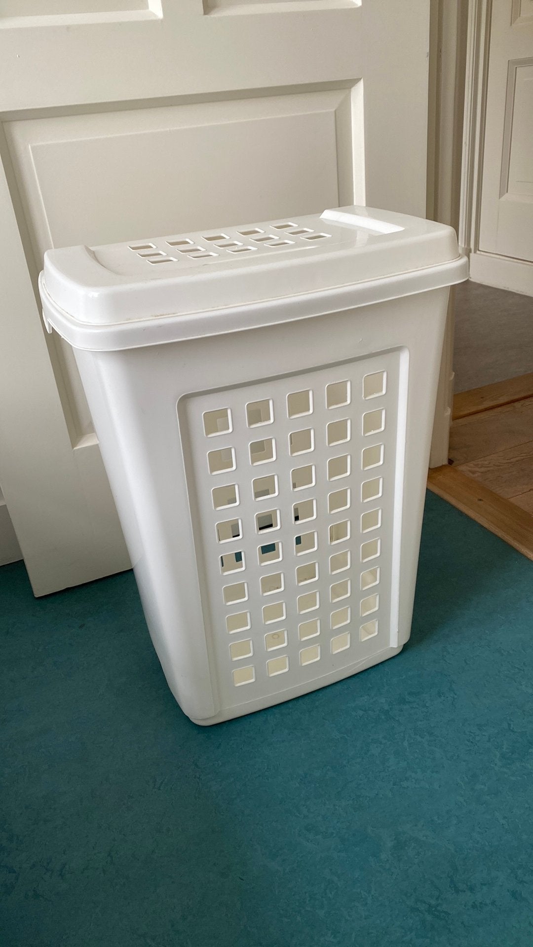 Witte curver wasmand, Ophalen, Gebruikt, Wit, Overige typen