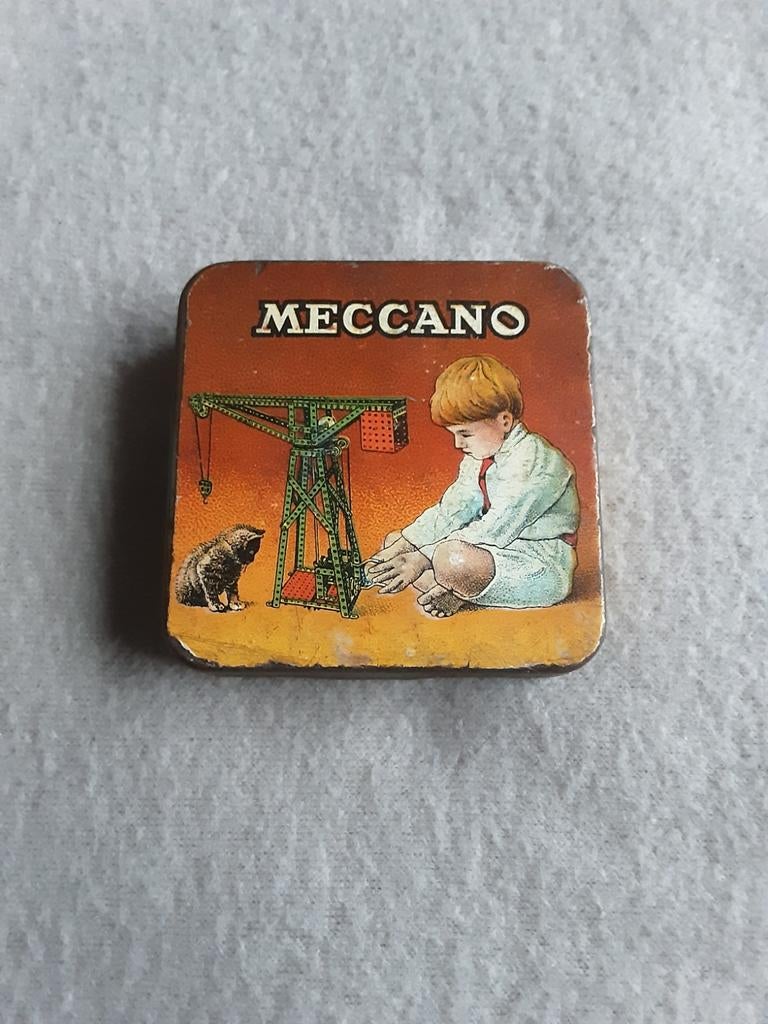 MECCANO , Antiek blikje.  C.A. 1920., Ophalen of Verzenden, Gebruikt, Overige