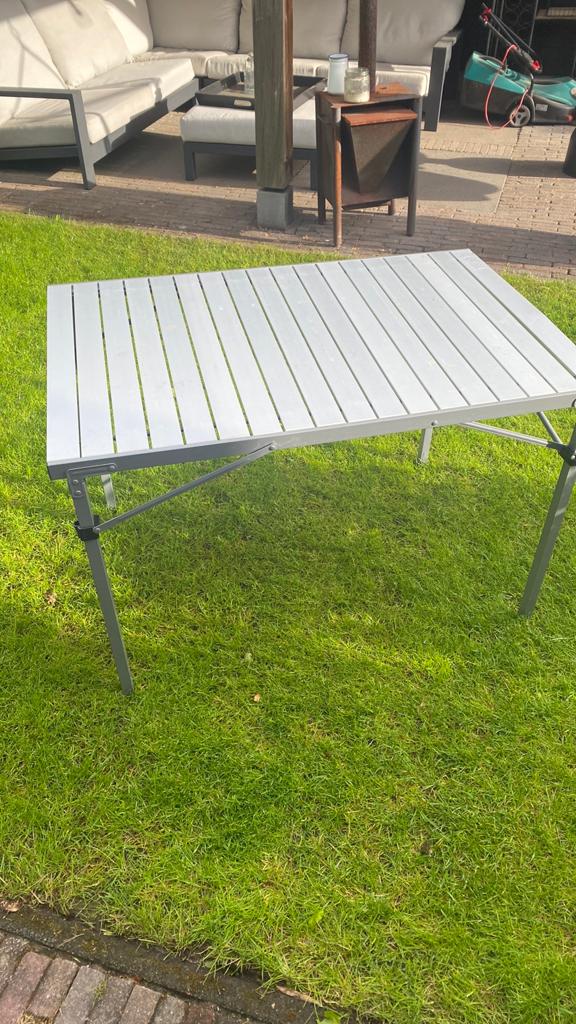 DEFA Aluminium Kampeertafel - Inklapbaar met draagtas, Ophalen, Gebruikt, Campingtafel