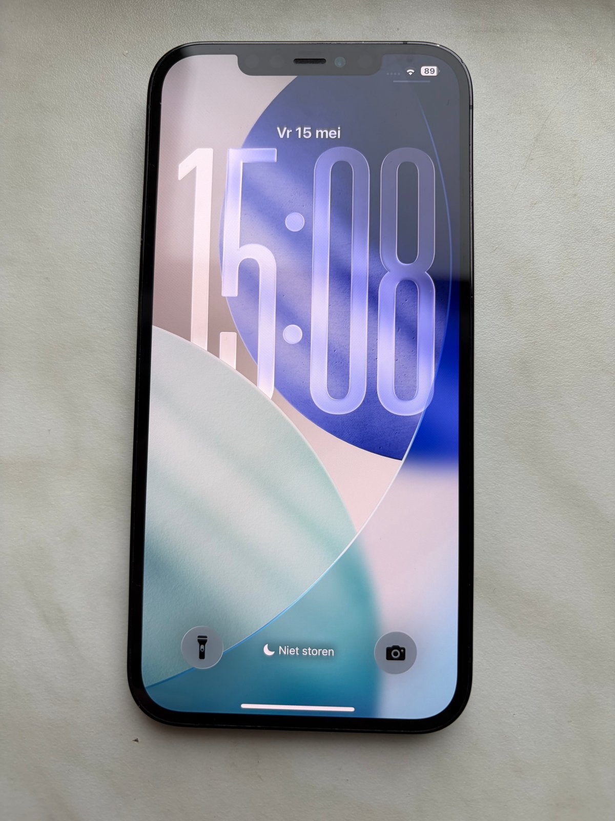 iPhone 12 Pro Max 256GB Pacific Blue - 90% batterij, Telecommunicatie, Mobiele telefoons | Apple iPhone, 128 GB, Blauw, Zo goed als nieuw