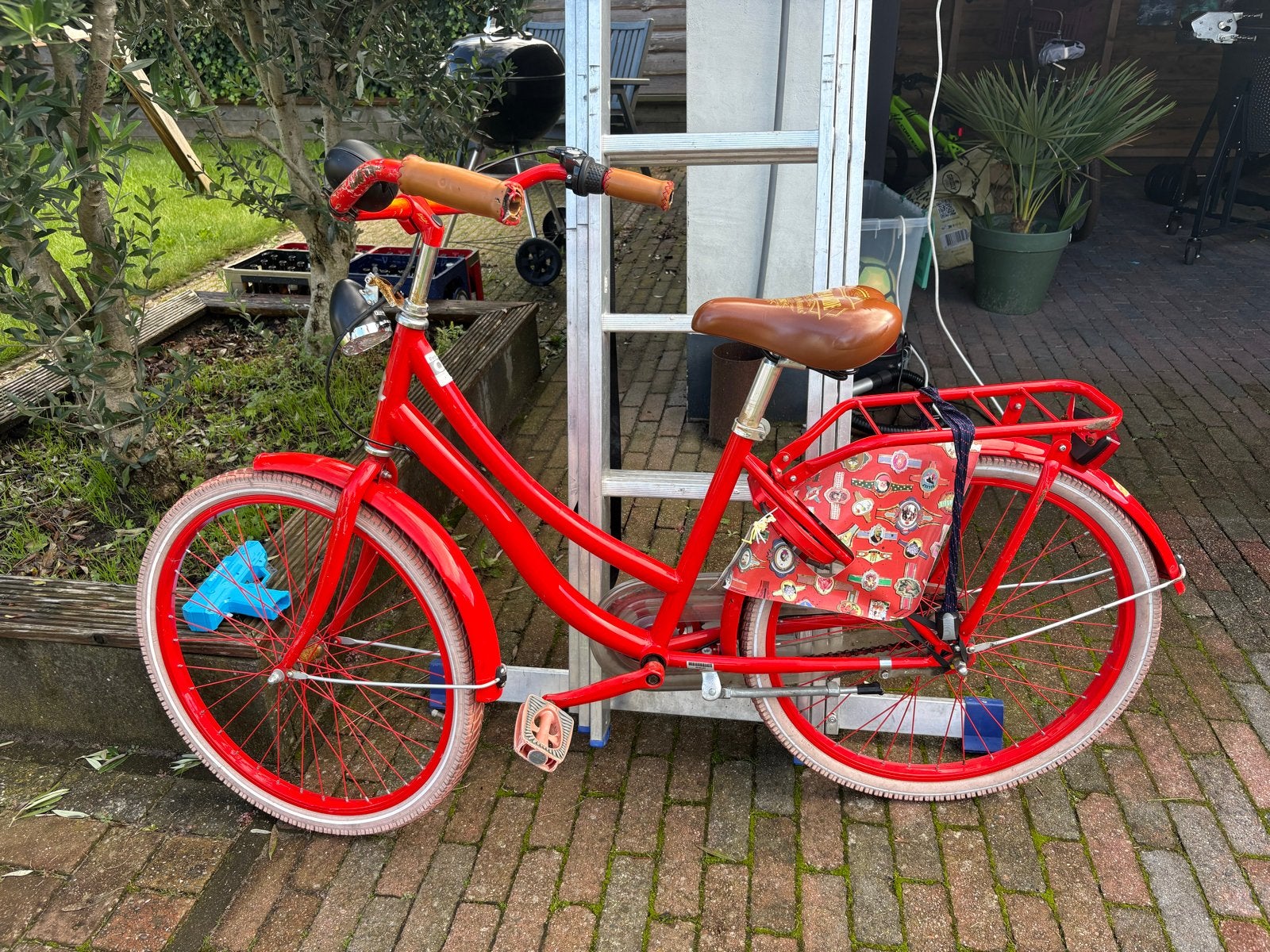 Meisjes fiets 24 inch, Ophalen, Gebruikt, 24 inch