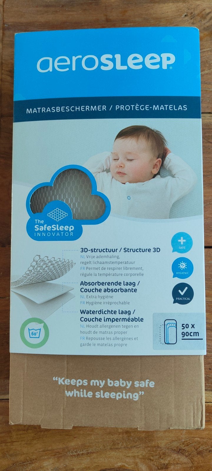 Aerosleep matrasbeschermer 50x90, Ophalen, Nieuw