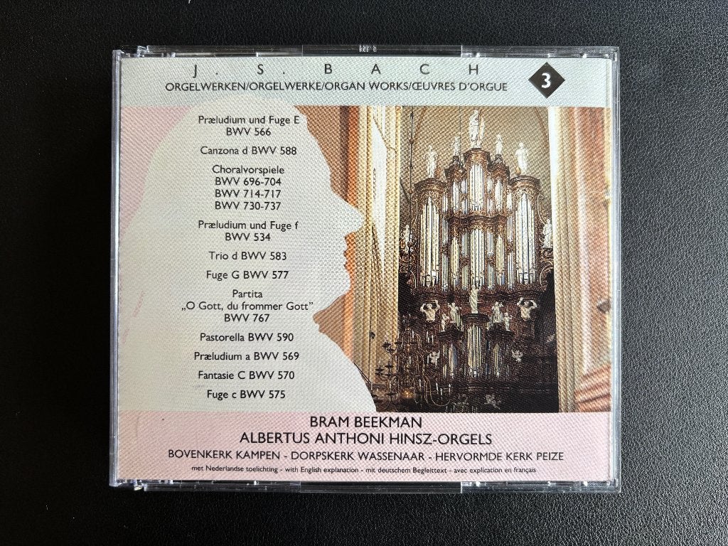 Bach Orgelwerken 3 - Bram Beekman, Gebruikt, Soloconcert, Ophalen of Verzenden, Barok