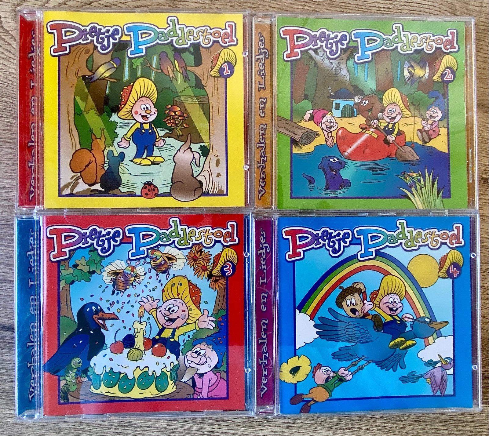 Diverse kinder CD's: Pietje Paddenstoel, Lekker Weertje,etc, Gebruikt, Tot 2 jaar, Ophalen of Verzenden, Muziek