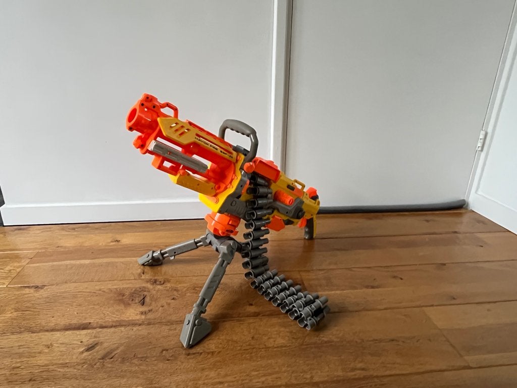 Nerf Havok Fire EBF-25 - N-Strike Vulcan EBF-25 met pijlen, Ophalen of Verzenden, Gebruikt