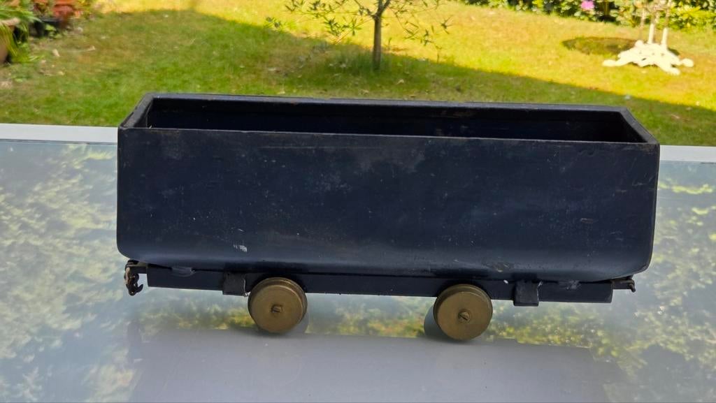 Oude trein wagon kolenwagen mijnkar mijnwerkerswagen, Overige merken, Gebruikt, Gelijkstroom, Verzenden