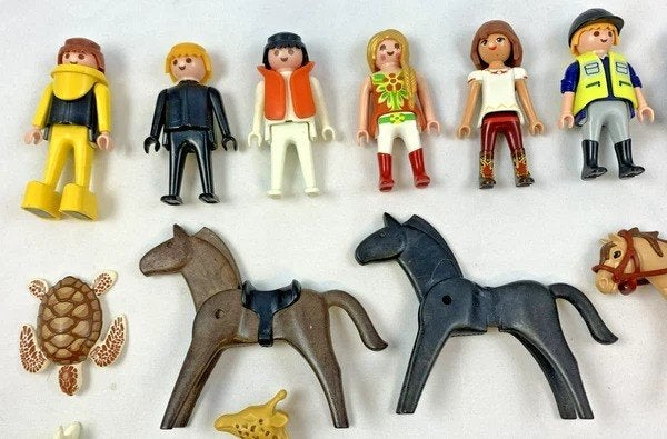 Playmobil partij figuren paarden wilde dieren set Klicky, Coolsingel 104, 3011 AG Rotterdam, Netherlands, Verzenden, Zo goed als nieuw