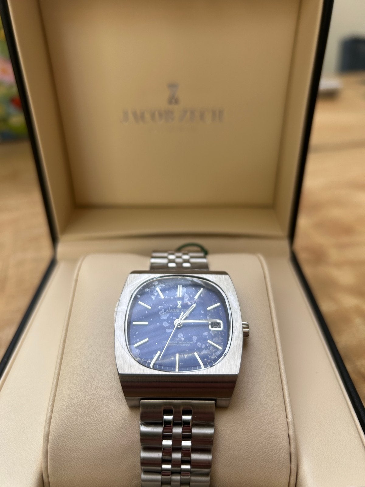 Nieuw Jacob Zech Prague Automatisch Heren Horloge, Sieraden, Tassen en Uiterlijk, Overige merken, Staal, Polshorloge, Nieuw