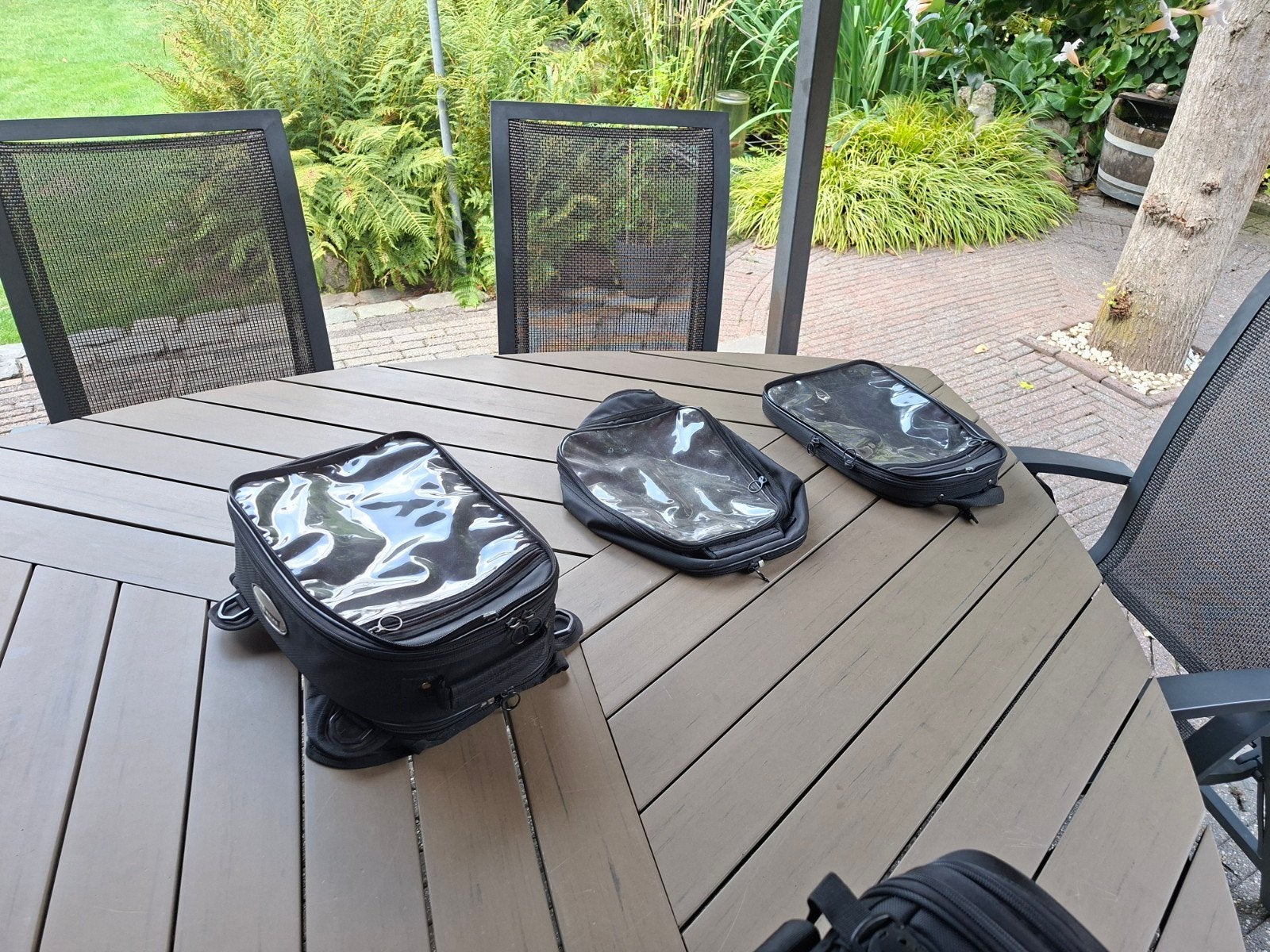 motortassen, Ophalen, Nieuw