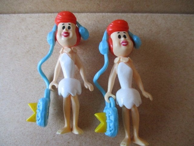 adv10680 flintstones wilma poppetje 5, Ophalen, Kuifje, Gebruikt, Beeldje of Figuurtje