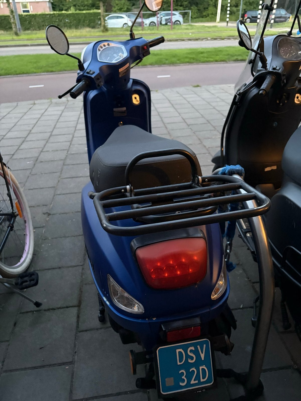 BTC Riva Scooter uit 2019 - Blauw - 4267km - blauwe kenteken, Ophalen, Gebruikt, Benzine, Overige merken