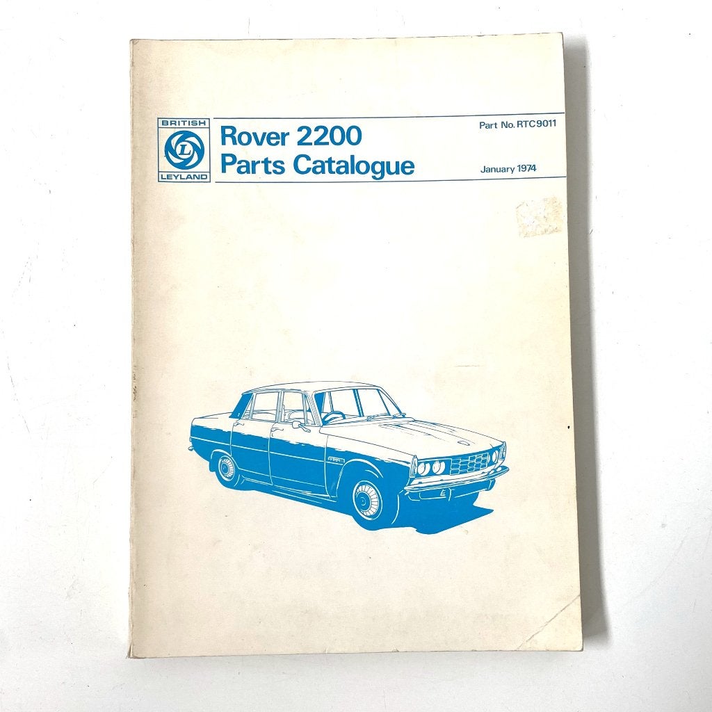Rover 2200 P6 parts catalogue 1974, Verzenden, Gelezen, Overige merken