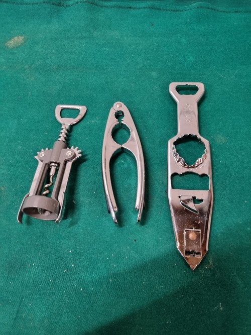 Openers en notenkraker drie stuks, Ophalen of Verzenden
