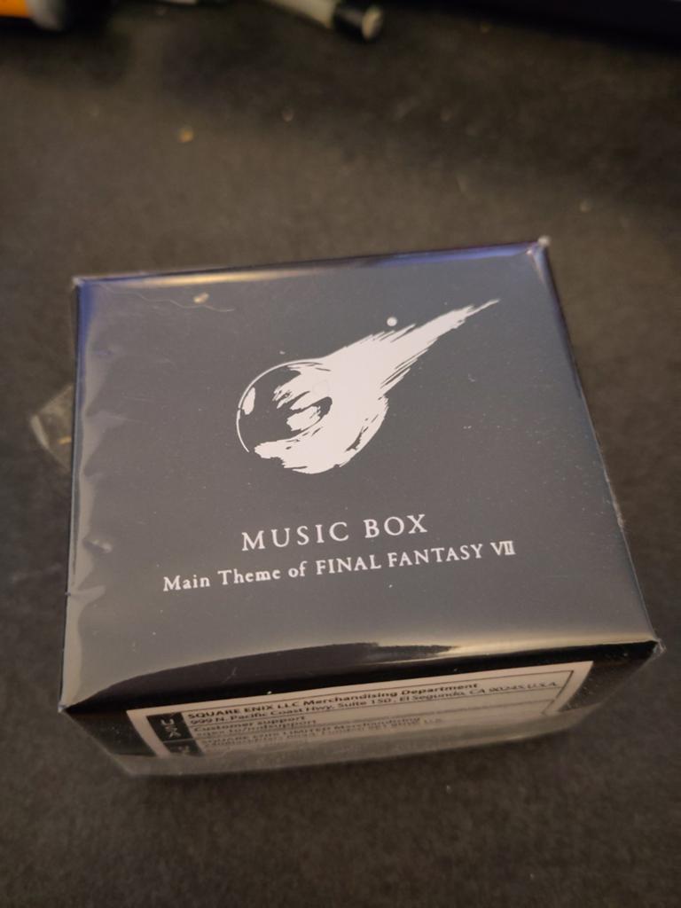 Final Fantasy VII Remake muziekdoos Main Theme, Verzamelen, Poppetjes en Figuurtjes, Ophalen of Verzenden, Nieuw