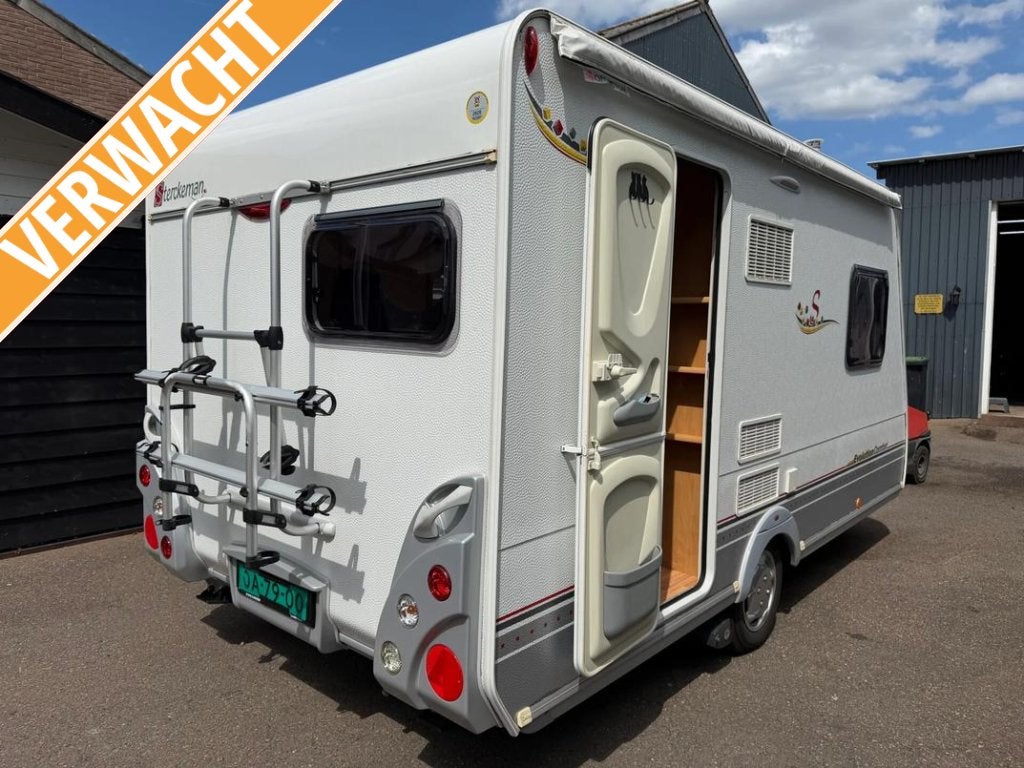Sterckeman Evolution Comfort 410 CP + mover + voortent + lui, Caravans en Kamperen, Caravans, Sterckeman, Schokbreker, Bedrijf