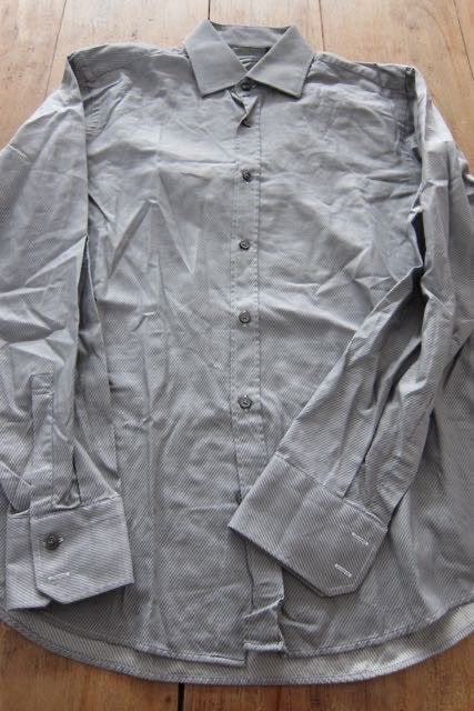 Hugo boss blouse overhemd grijs 39 15,5 heren, Kleding | Heren, Overhemden, Zo goed als nieuw, Schipluidenlaan 20 5035KJ Tilburg