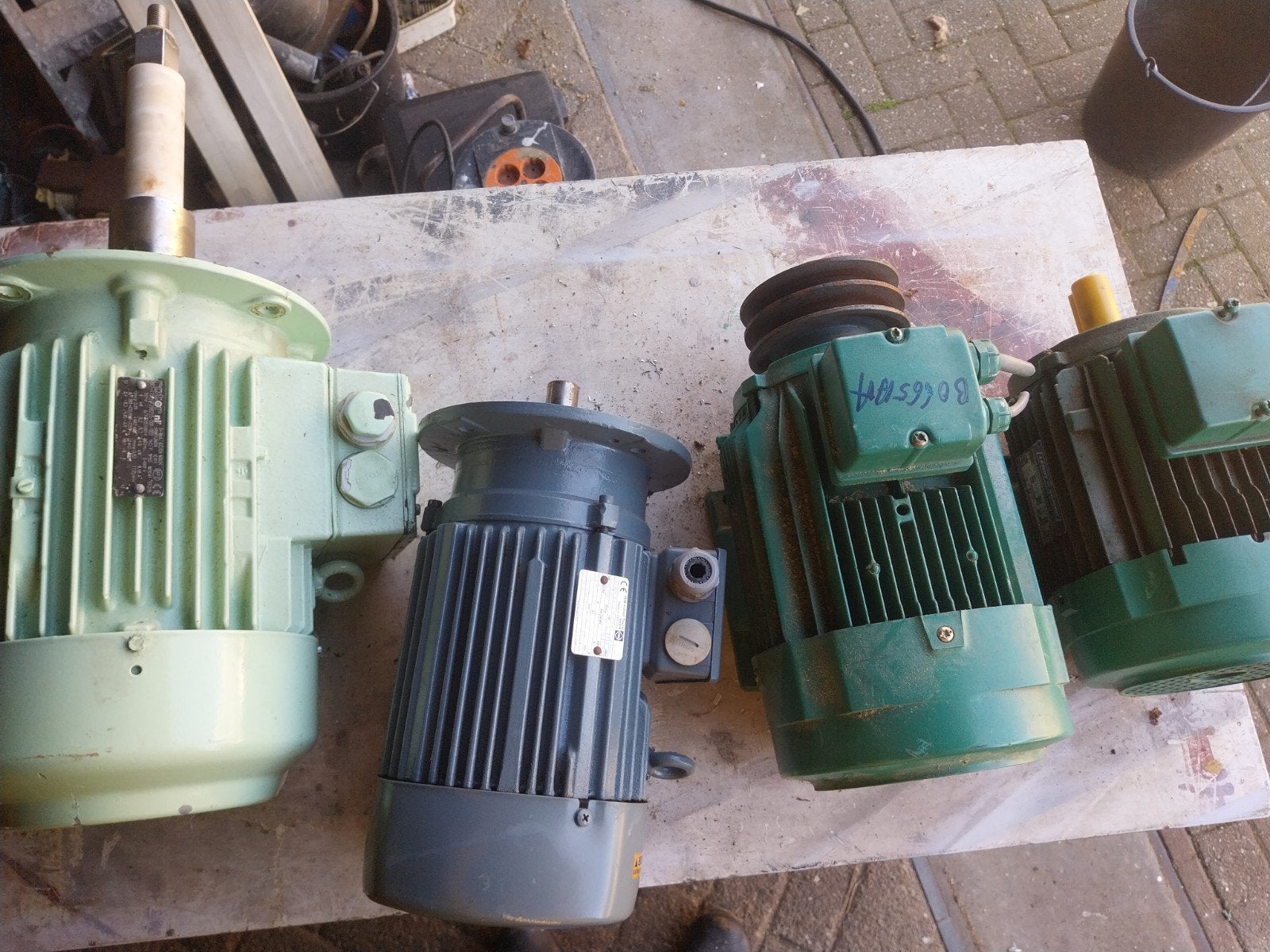 Elektro motoren zie foto, Ophalen of Verzenden