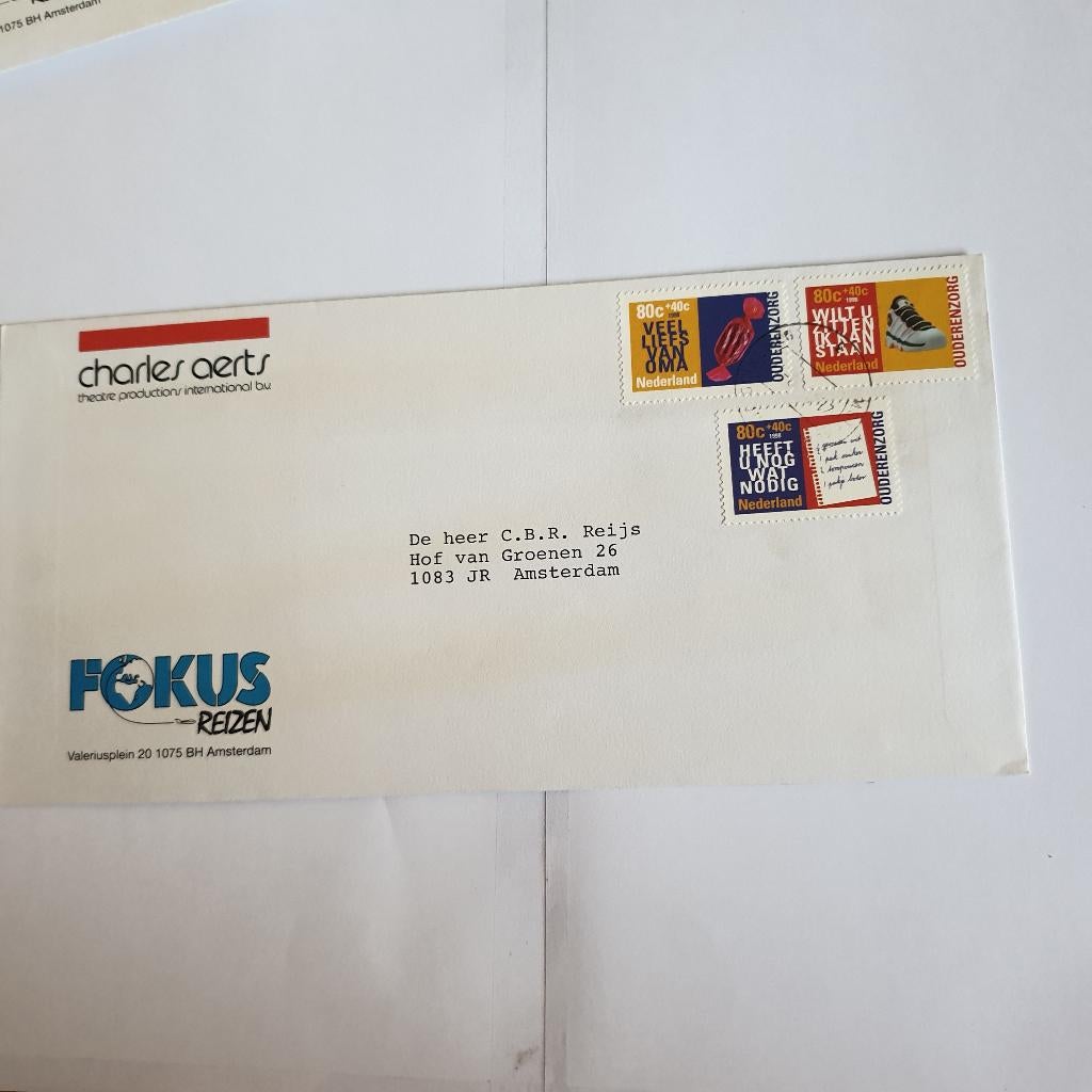 2246 nederland 1e dagstempel zomerzegels ouderenzegels 1998, Verzenden