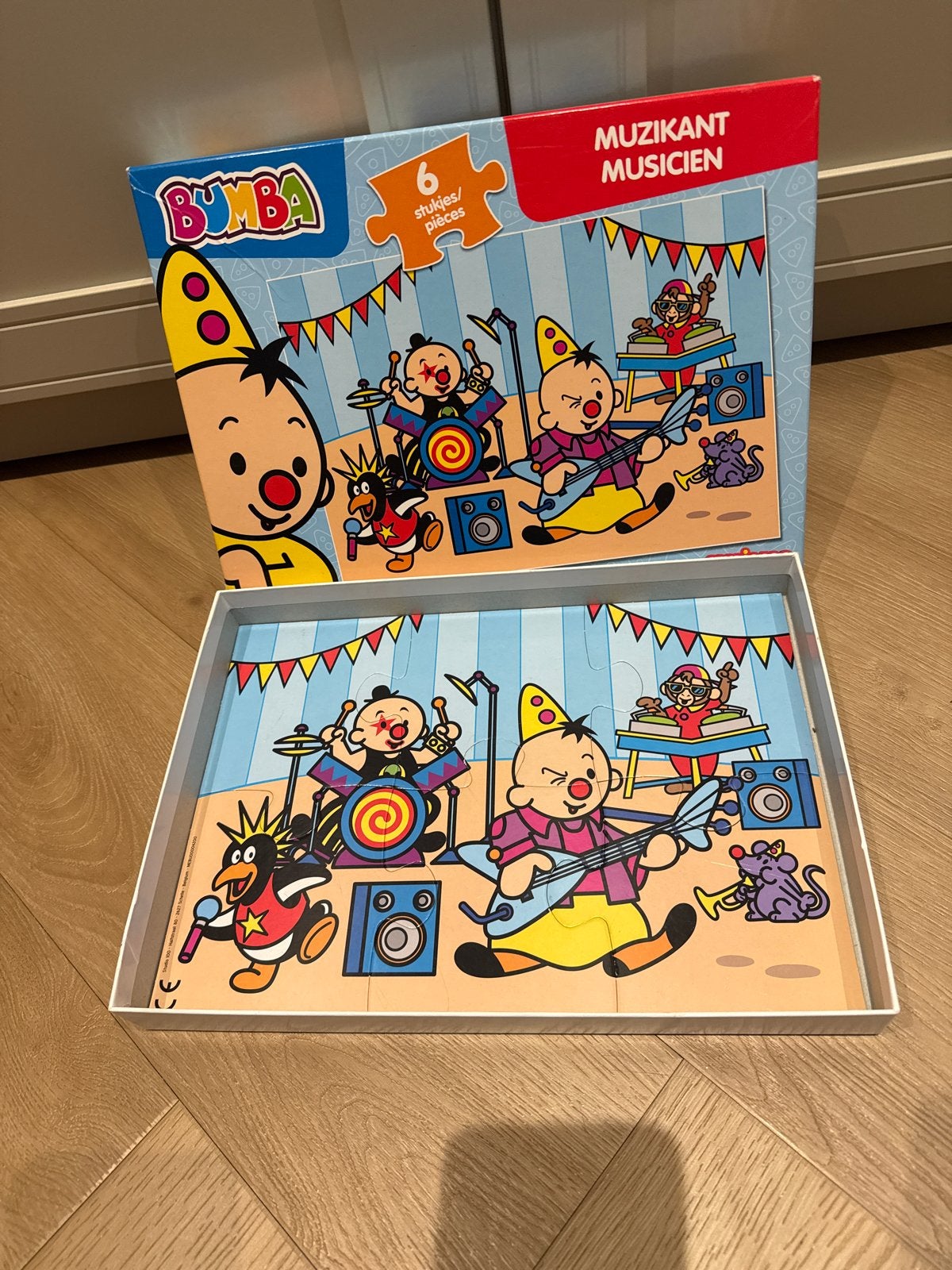 Bumba Muzikant Puzzel - 6 Stukjes, Ophalen of Verzenden, Minder dan 10 stukjes, Zo goed als nieuw, 2 tot 4 jaar