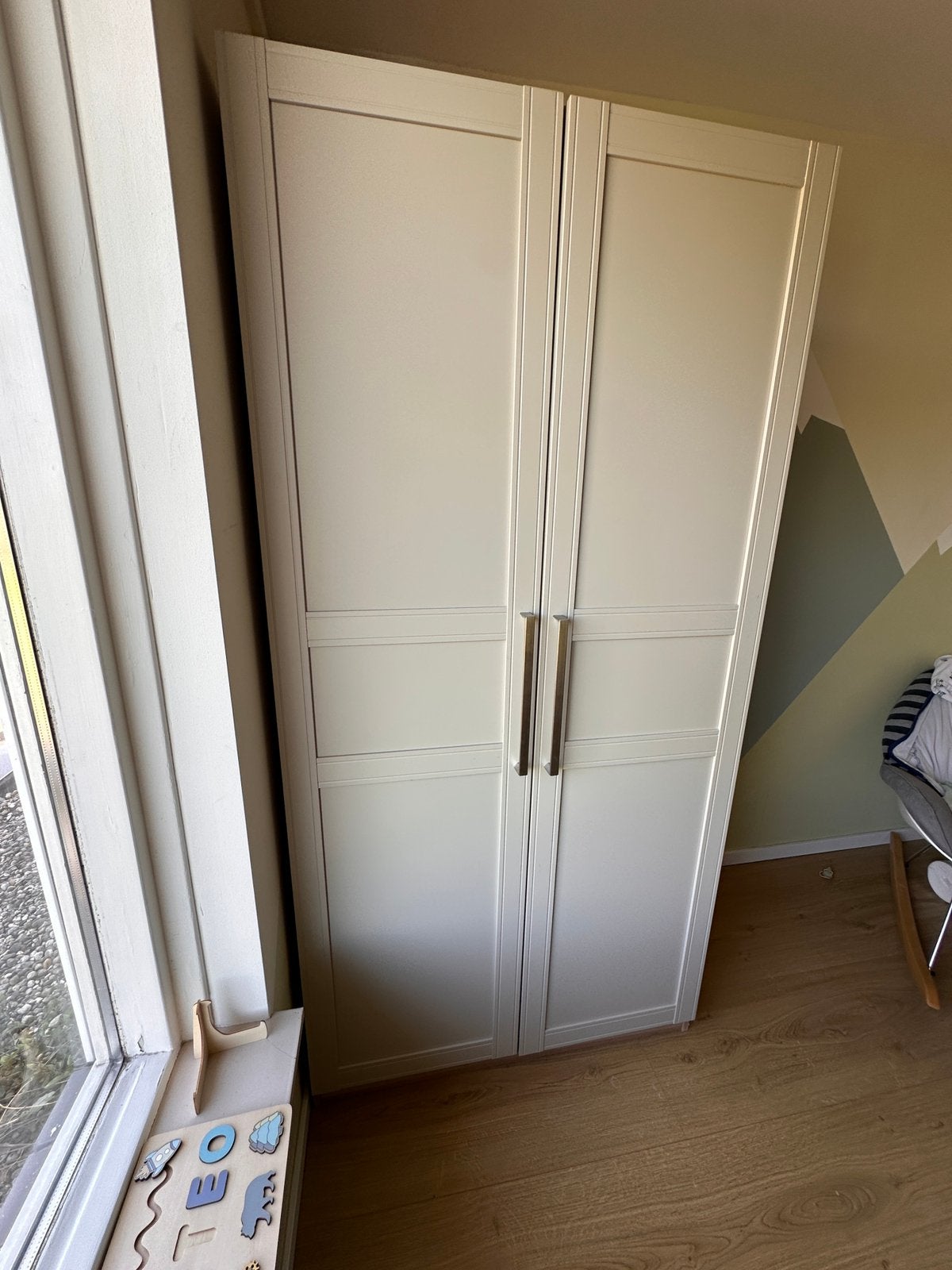Ikea eiken fineer pax kast 100x60x201 cm, Ophalen, Overige materialen, Gebruikt, 200 cm of meer