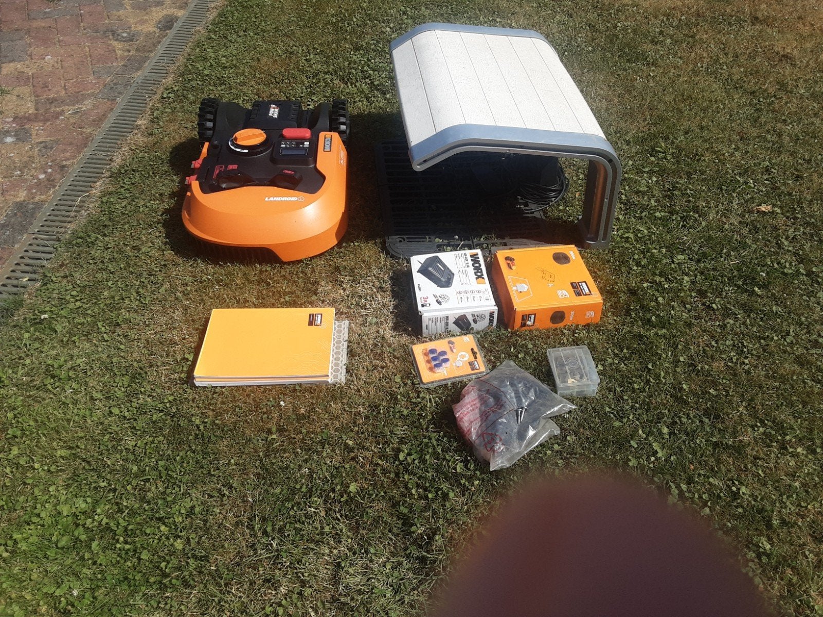 robot grasmaaier Worx Landroid L, Ophalen