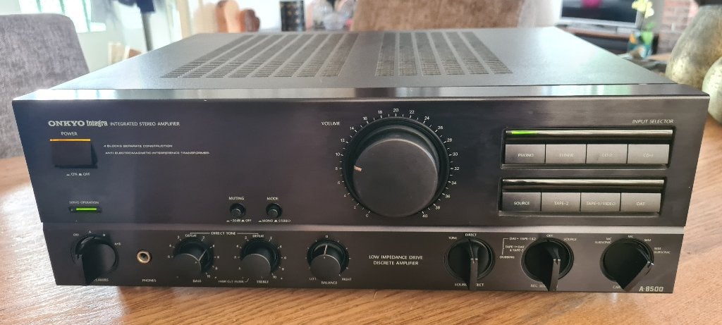 Vintage Onkyo A-8500 integra versterker / amplifier, Ophalen, Gebruikt, Stereo, Onkyo
