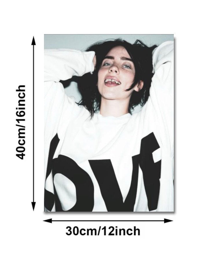 Billie Eilish poster, Eén persoon, Mei
