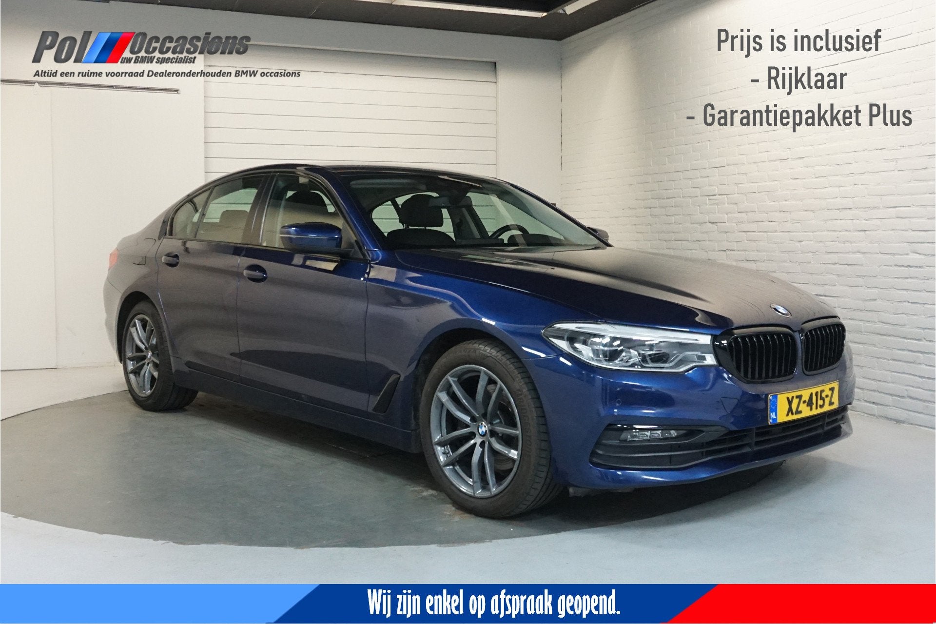 BMW 5 Serie 520i High Exe Comfortstoel | Dealerauto | Trekha, Automaat, Achterwielaandrijving, Gebruikt, 4 cilinders