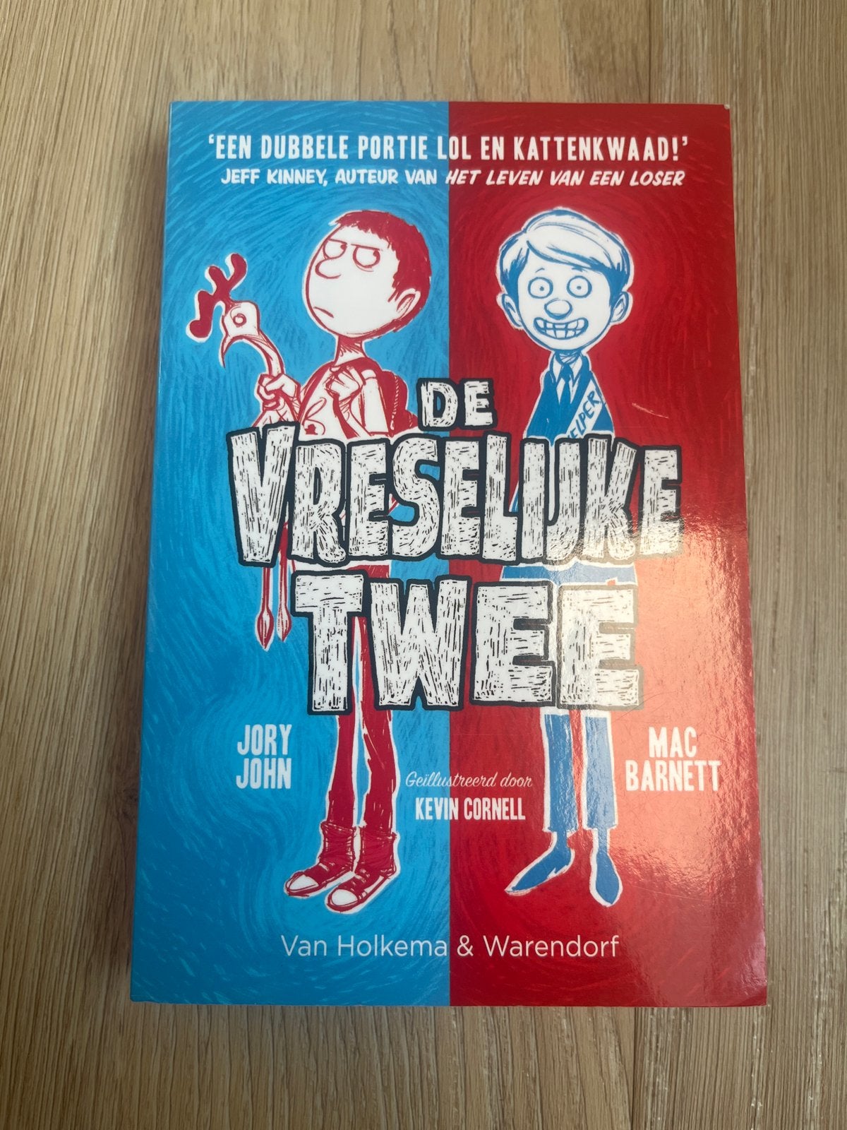 De Vreselijke Twee - Jory John & Mac Barnett, Ophalen of Verzenden, Zo goed als nieuw, Fictie