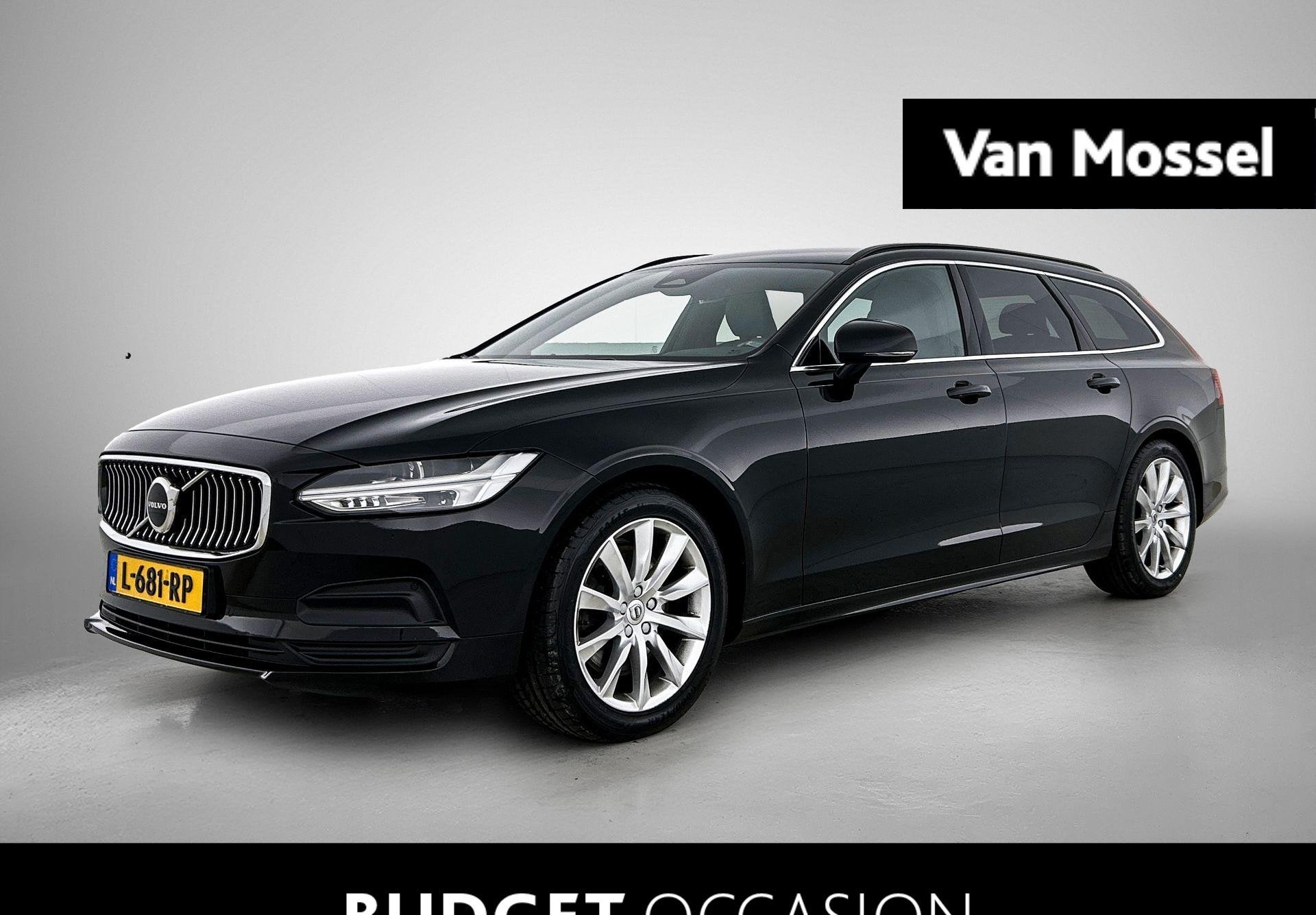 Volvo V90 2.0 B4 Momentum Business 1e Eigenaar | Origineel N, Auto's, 12 maanden, Euro 6, 4 cilinders, Zwart