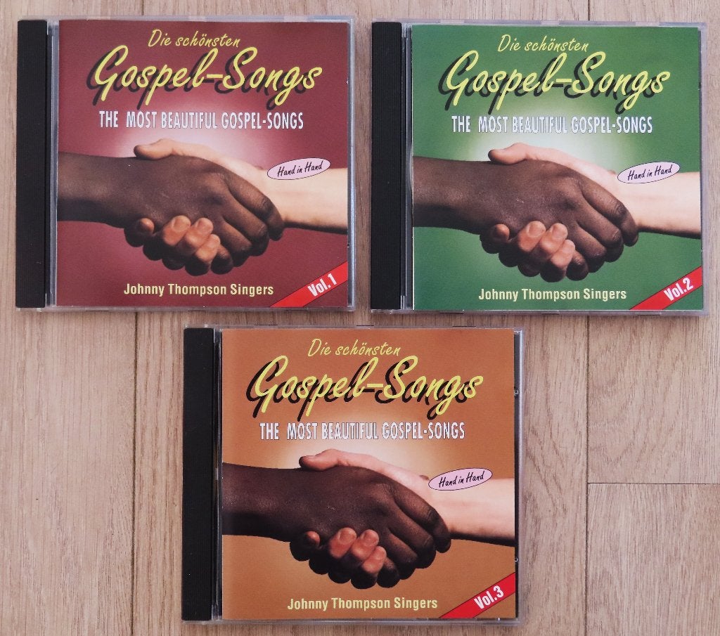 3x Johnny Thompson Singers: Most Beautiful Gospel-Songs 1-3, Ophalen of Verzenden, Zo goed als nieuw, Gospel