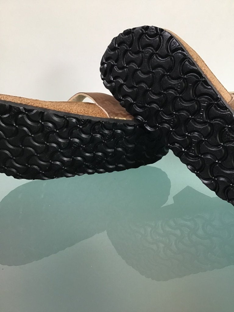 Birkenstock 36 | Gizeh | bruine slippers | Gratis verzenden, Slippers, Bruin, Verzenden, Zo goed als nieuw