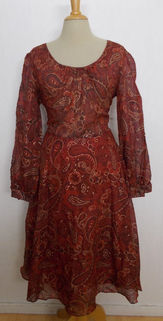 Boho print jurk van Camilla Copenhagen (made in Denmark) 38, Maat 38/40 (M), Meerkleurig, Ophalen of Verzenden, Zo goed als nieuw