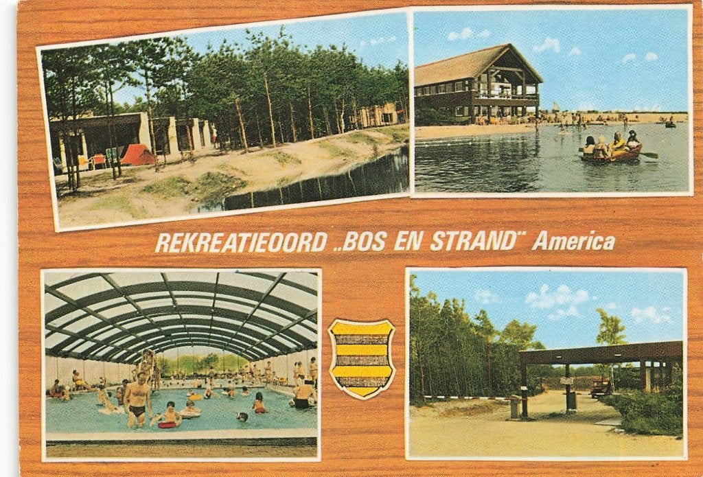 Rekreatieoord Bos en Strand, America, Ophalen of Verzenden, 1960 tot 1980, Ongelopen, Limburg