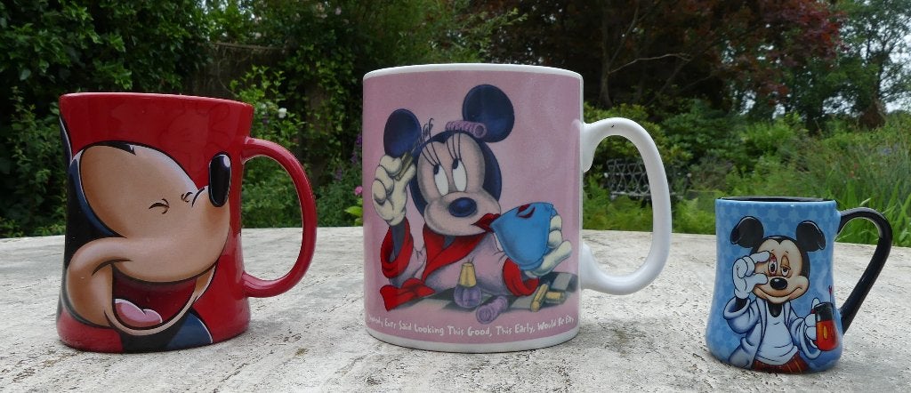 DISNEY Minnie Mouse Jumbo Mok / Gewone Mok en Mini mok, Overige merken, Nieuw, Overige stijlen, Aardewerk