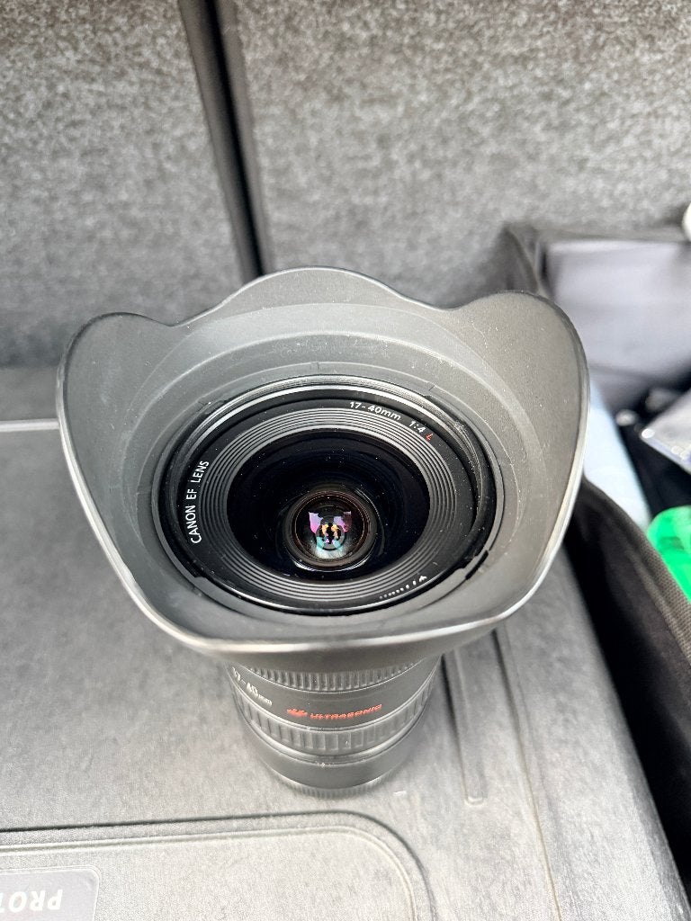 Canon EF 17-40 mm f/4 L USM, Audio, Tv en Foto, Canon, Zo goed als nieuw, Autofocus, Canon EF