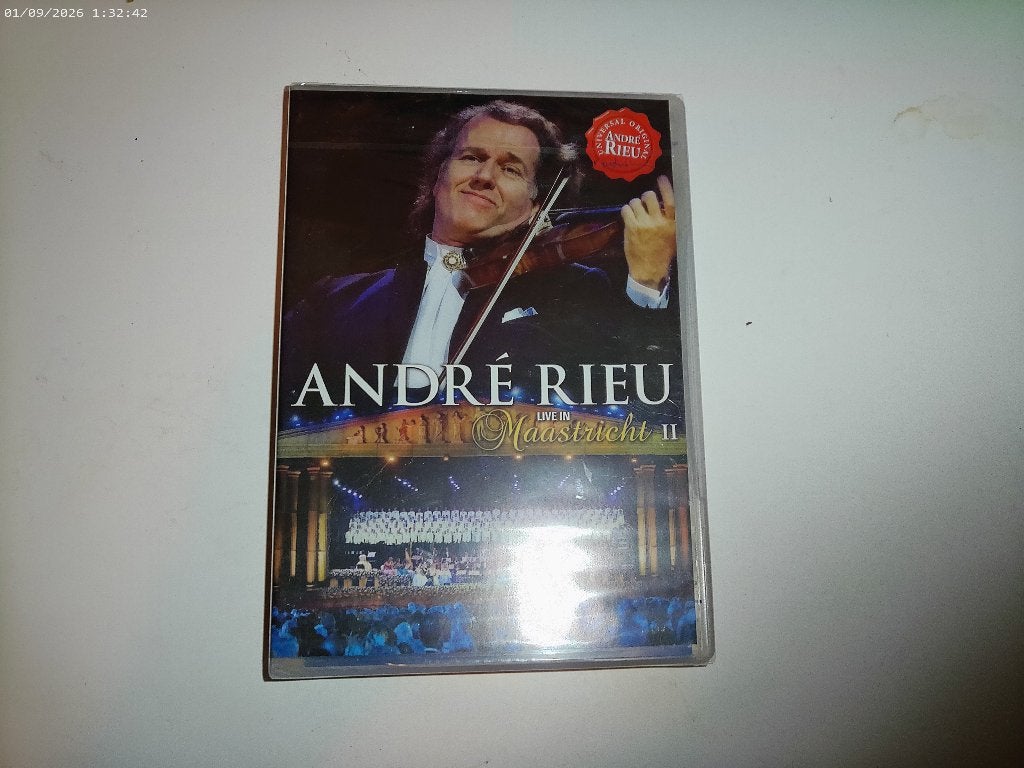 DVD Andre Rieu live in Maastricht II   NIEUW, Alle leeftijden, Concert, Nieuw in verpakking, Ophalen of Verzenden