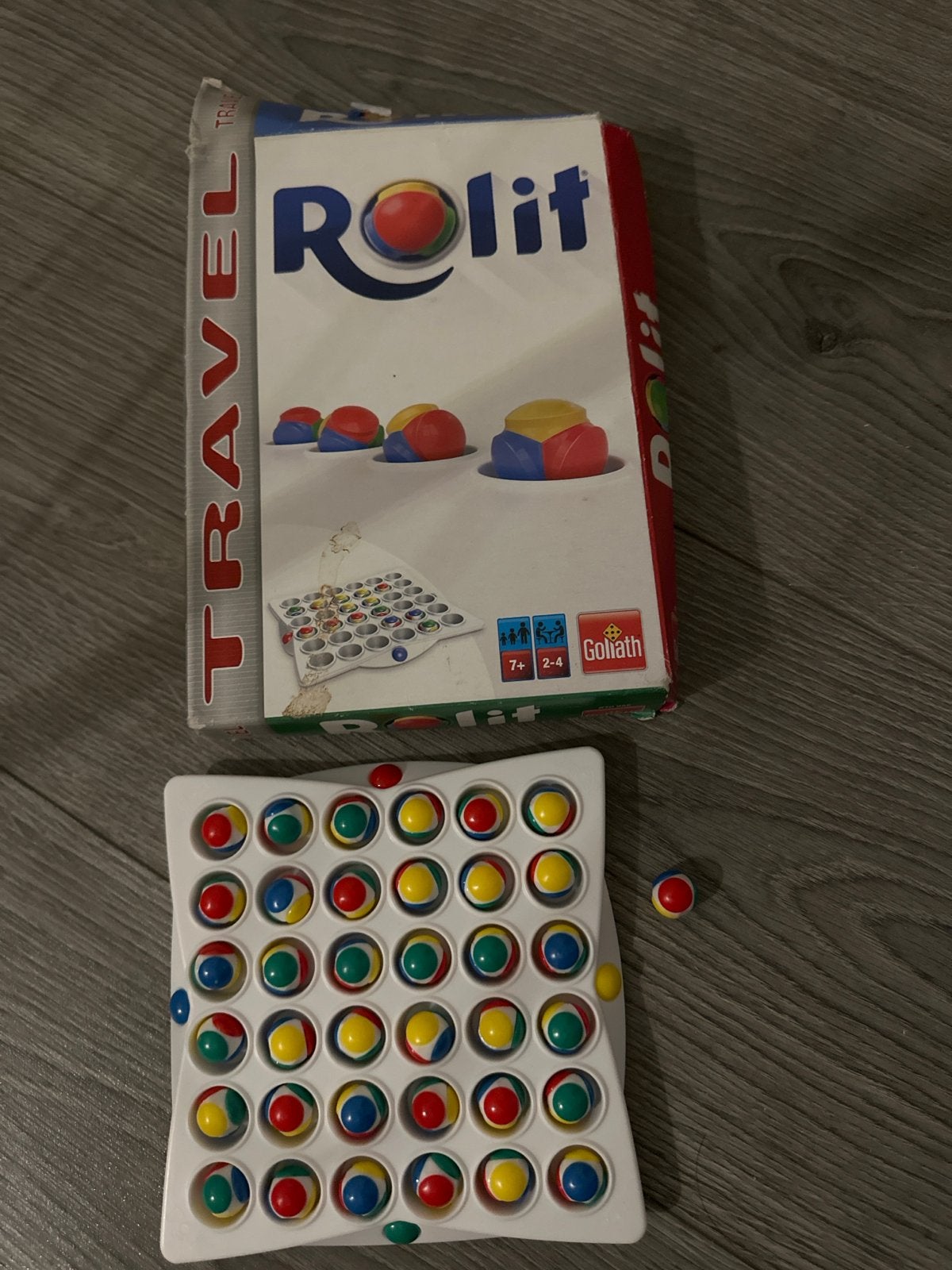 Rolit Reisversie - Compact Strategisch Bordspel, Hobby en Vrije tijd, Gezelschapsspellen | Bordspellen, Drie of vier spelers, Ophalen of Verzenden